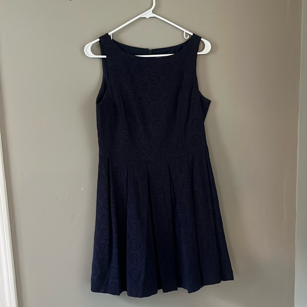 Navy Cupcakes and Cashmere dress with zip back.